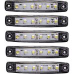 Fantastik Store Beyaz Parmak LED Dorse Lamba 6 Ledli 12-24V 5'li