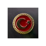 fantastik store BJT65523NTR Ay Yıldız Yaka Rozet