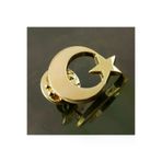 fantastik store BJT66596NTR Ay Yıldız Yaka Rozet