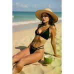fantastik store LSTLUXIM-2902 Kadın Siyah File Detaylı Özel Bikini Takımı – Modern, Konforlu Ve Günlük Kombinlere Uygun