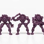 Fantasy Battles Creature Mini Aksiyon Figürü Oyun Seti-Uzaylılar 2 Fantezi Figürler-XL 1/32. Ölçek DND 5 adet Karakter Aksesuarları RPG'ler ve Askerler