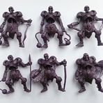 Fantasy Battles İskeletler 54 mm 1/32-6 Fantezi Figürler Tehnolog Rus Oyuncak Askerler DND Aksiyon Minyatürleri