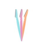 Fantazer Ergonomik Tahriş Etmez Tüy Yüz Epilasyon Aleti, 3'lü Set, Mavi-Pembe-Turuncu