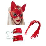 Fantazi Seksi 3 Lü Set (KIRMIZI, FANTEZİ SET)