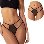 Fantazi Seksi TÜL Kadın STRİNG (Siyah, L)