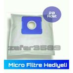 Fantom DC 3000 3500 Deluxe Bez 20 Adet Micro Filtre Uyumlu Süpürge Toz Torba