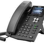 Fanvil X3SP Giriş Seviyesi VoIP Telefon, 2,4 inç Renkli Ekran, 4 SIP Çizgili, Çift Bağlantı Noktalı 10/100 Ethernet, Güç Adaptörü Dahil Değildir