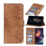 FanYuan Asus ROG Phone 5 Pro için kılıf, manyetik kapaklı deri birinci sınıf cüzdan telefon kılıfı, kart yuvalı ve katlanır standlı, Asus ROG Phone 5 Pro için kılıf kapağı. (Kahverengi)