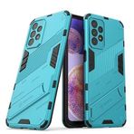 FANYUAN Xiaomi Poco M6 Plus için Kılıf, Yumuşak TPU + Sert PC, Tam Gövde Sağlam Darbeye Dayanıklı Kılıf, Stand Fonksiyonu, Xiaomi Poco M6 Plus için Çizilmez Kılıf (Mavi)