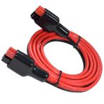Faoyliye 45A Konnektör Uzatma Kablosu Pil Şarj Adaptörü 14AWG Güneş Paneli Uzatma Kablosu-1M/ 3,28Ft