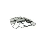 Fapatech 20MM x 20MM Kare Gümüş Renk Pleksi Yapışkanlı Mozaik Ayna - 20 Adet