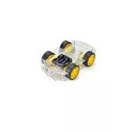 Fapatech Arduino Araba Gövdesi 4WD Çok Amaçlı Mobil Robot Araba Platformu + 4lü Pil