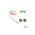 Fapatech Bakır Folyo İletken Bant ,Cr2032 Pil ,5Mm Led, Nokta Lazer -Etkileşimli Lazer Işıklı Kağıt Devre Kit