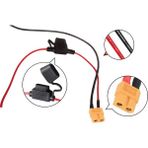 Fapatech Xt60 Dişi Konnektörlü 14 Awg Bıçak Tipi Sigorta Yuvası – 30cm Kablo