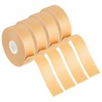 FAQUSA Blister bandajlar, topuk çıkartması, kabarcık koruyucu, 4 rulo, silikon jel bant, su geçirmez, kabarcık sıvaları, el ayak için bant, ayak kabarcığı önleme bandaids nasır ihale noktaları, ayakkabı