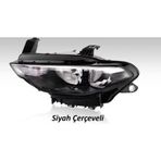 Far Motorlu Sol Fıat Egea Siyah Çerçeveli