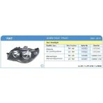 Far Sağ + Sinyal Palıo 05 Palıo Sole 05 Albea Elektrikli Füme H7+h1