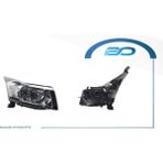 Far Sağ Sıyah Motorlu Chevrolet Cruze J300 10-