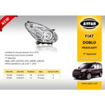 Far Sol Fiat Doblo 3 Elektrikli 2010-2014