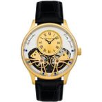 Faraday Double Barrel ES-8179-07 Otomatik Erkek Kol Saati - Altın