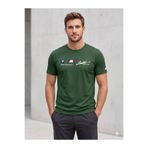 Farah Tekstil Sıfır Yaka Pamuklu, Likralı BMW Baskılı Erkek T-Shirt / Araba