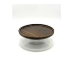 FARALYAHOME Akasya Kapaklı Cam Sunumluk Kase 23x7 CM Salata Kasesi ,Tatlı kasesi Yoğurt kasesi