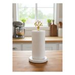 FARALYAHOME Doğal Mermer Gold Mercan 14 CM Kağıt Havluluk
