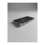 FARALYAHOME Doğal Siyah Mermer 20x10 CM Sunumluk ,Sıvı Sabunluk Altlığı ,Yağlık altlığı ,Mini Kesim Panosu