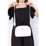 FARBAG BEYAZ SUNİ DERİ 4 CEPLİ omuz çantası