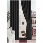 Farbateks Koyu Gri Antrasit Kalın Güneşlik Blackout Kararma Fon Perde Düz Dikim 440 x 260