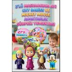 Farbu Oyuncak 3'lü Mash&koca Ayı Crybabies ve Mickey Mouse Figürlü Anahtarlık Karakterli Sürpriz Yumurta Seti - 3'lü Mickey Mouse Masha&Koca Ayı ve CryBabies Anahtarlık Figür Sürpriz Yumurta Seti