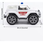 Farbu Oyuncak Fileli Off-Road 38CM Dev Tekerlekli 4x4 Ambulans Tasarımlı Detaylı Arazi Aracı Oyuncak Araba - 38 cm