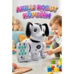Farbu Oyuncak Interaktif Akıllı Robot Köpek - LED Işıklı, Şarkı Söyleyen ve Dans Eden Uzaktan Kumandalı Eğitici Oyuncak - Çok Renkli