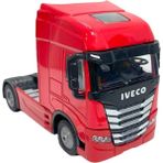 Farbu Oyuncak Işıklı Sesli Pilli Çek Bırak Metal Oyuncak Iveco Tır - 11 cm
