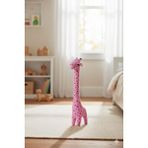 Farbu Oyuncak Zürafa Peluş Oyuncak Oyun Arkadaşım Yastık 100 cm - PEMBE