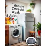 Farchel 8 Adet Beyaz Eşya Ayağı Altlığı Çamaşır Bulaşık Makinası Buzdolabı Yükseltici ve Titreşim Önleyici - Çamaşır Makinesi