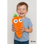 farddad Havuç Peluş Yastık 35 CM | Havuç Peluş Oyuncak | Meyve Peluş