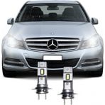 Fardoktoru Mercedes C180 W204 LED Far Ampulü Mini LED 2'li Set H7 Aparat Gerekmez