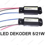 Fardoktoru Oto Led Stop Arıza Lambası Canbus Dekoder 5-21W Çift Duy