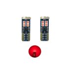 Fardoktoru T10 Led Park Ampulü 12Smd W5w Canbus Kırmızı