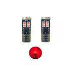 Fardoktoru T10 Led Park Ampulü 12Smd W5w Canbus Kırmızı