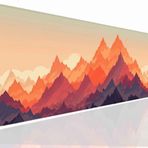 Fare Altlığı Oyun Büyük 600 x 300 x 4 mm Gün Batımı XXL Fare Altlığı Büyük Su Geçirmez Masa Altlığı Hız Oyun Faresi Klavye Matı PC Laptop Kaymaz Kauçuk Taban Mouse Mat Ofis Ev Oyuncuları J-1026 için