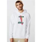 Fargo Ralph's Corner Diner Beyaz Erkek 3İp Kapşonlu Sweatshirt