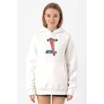 Fargo Ralph's Corner Diner Beyaz Kadın 3İp Kapşonlu Sweatshirt