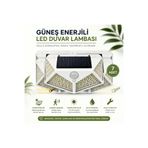 farissu 100 LED Solar Hareket Sensörlü Dış Mekan Bahçe Lambası (7 Adet)