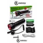 farissu Gold Silver GS-15750 50W 4000 Lümen Profesyonel Şarj Edilebilir Zoomlu Tüfek Ve El Feneri Seti