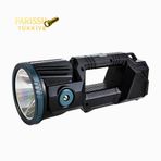 Farissu Güneş Enerjili P50 LED 180° Dönebilen Başlıklı Powerbank'li Profesyonel El Feneri & Projektör (6600mAh)