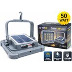 Farissu Q-MAX 50W Solar LED Projektör IP66 | 5 Modlu | USB Şarjlı | Polis Çakar Modlu