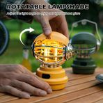 Farissu Robot USB Şarj Edilebilir El Feneri Çadır Fener Su Geçirmez Taşınabilir Kamp Feneri
