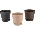 Farist Home Farıst Garden Poliwork Manolya Plastik Saksı 2,2 L 4 Adet